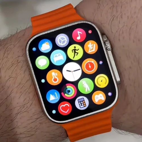 ساعت هوشمند جی تب مدل GS8 Ultra بند اصلی نارنجی